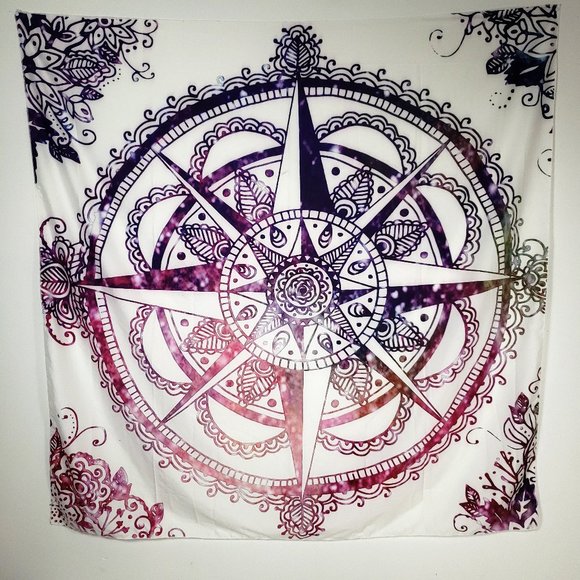 Other - Compass Mandala Wall Tapestry Boho Bohemian Decor